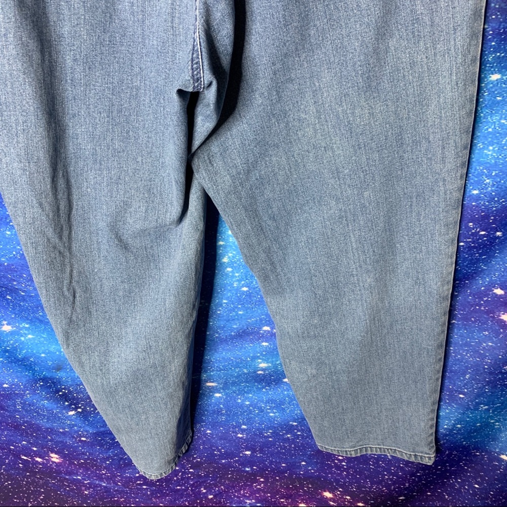 Liz & Me-Elastic Waist Cropped Jeans size 4 Petite - Picture 8 of 11